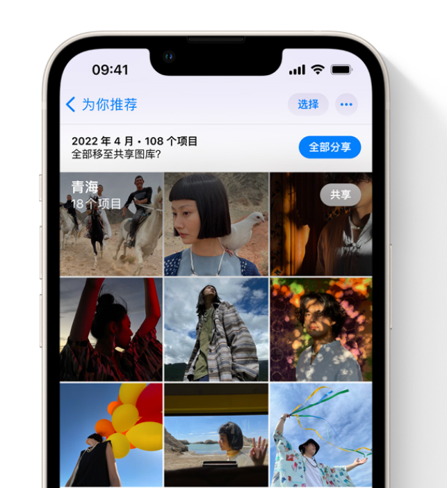 沙河口苹果维修网点分享在 iPhone 上使用共享图库 