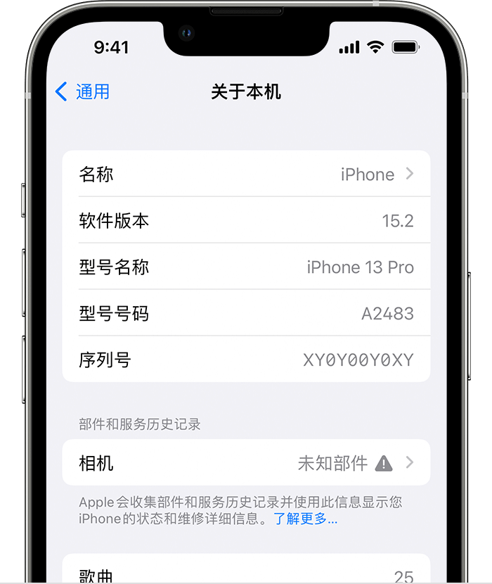 沙河口苹果维修分享iPhone 出现提示相机“未知部件”是什么原因？ 