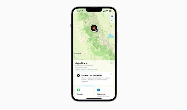 沙河口苹果14维修分享iPhone14系列中 FindMy功能通过卫星分享位置方法教程 